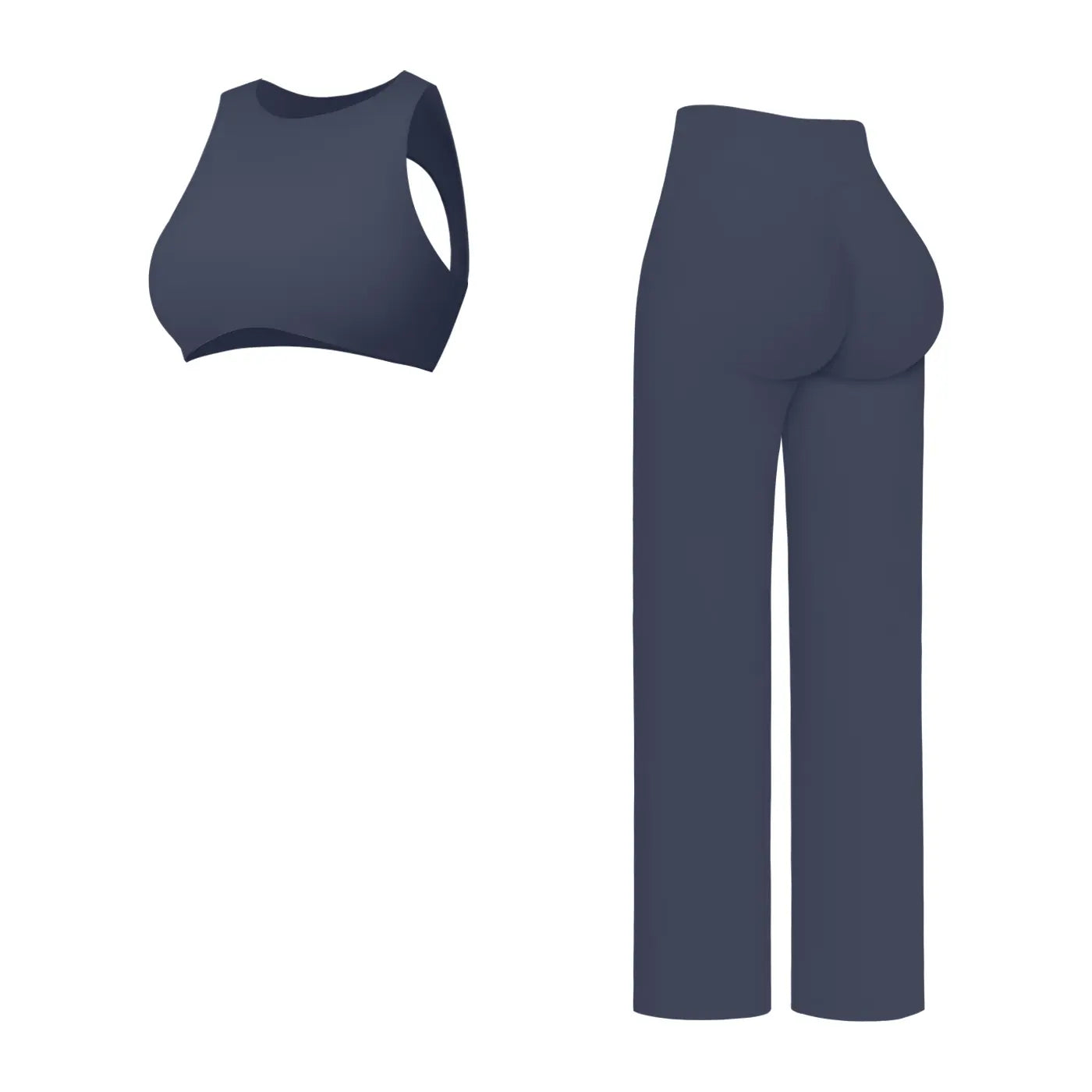 MFVIM Women'S New Fuzzy 2-Piece Sculpting Workout Outfit - Tummy Control, Butt-Lifting Running Outfits, Outdoor Athletic Sportswear Pants Sports Set, Matching Sets for Gym, Casual Wear