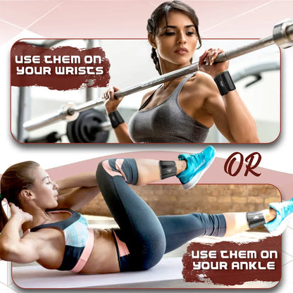 Wrist and Ankle Weight Set - Pair of 2