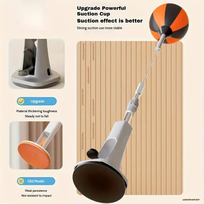 Adjustable Height with Stand, High-Quality Boxing Speed Ball, Suitable for Teenagers and Adults - 360° Rebound, Relieves Stress, and Helps with Fitness and Body Shaping - Perfect for Use in Bedrooms, Living Rooms, Gardens, and Other Home Settings.