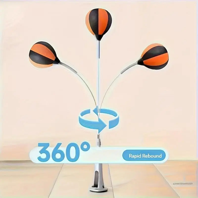Adjustable Height with Stand, High-Quality Boxing Speed Ball, Suitable for Teenagers and Adults - 360° Rebound, Relieves Stress, and Helps with Fitness and Body Shaping - Perfect for Use in Bedrooms, Living Rooms, Gardens, and Other Home Settings.
