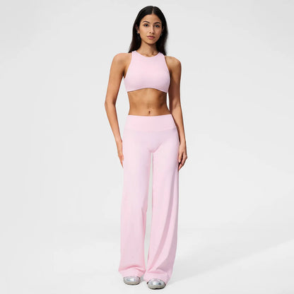MFVIM Women'S New Fuzzy 2-Piece Sculpting Workout Outfit - Tummy Control, Butt-Lifting Running Outfits, Outdoor Athletic Sportswear Pants Sports Set, Matching Sets for Gym, Casual Wear