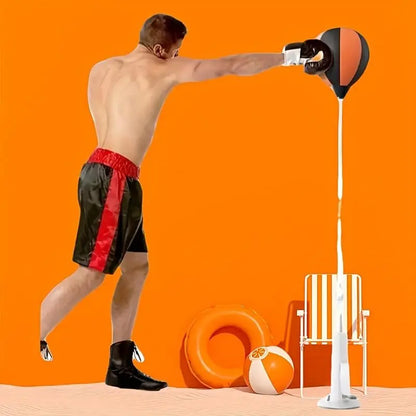 Adjustable Height with Stand, High-Quality Boxing Speed Ball, Suitable for Teenagers and Adults - 360° Rebound, Relieves Stress, and Helps with Fitness and Body Shaping - Perfect for Use in Bedrooms, Living Rooms, Gardens, and Other Home Settings.