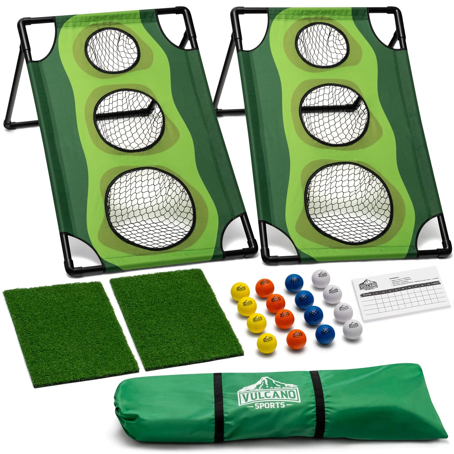Backyard Golf Cornhole Game - Premium Golf Gifts and Accessories for Men, Ideal for Chipping Practice