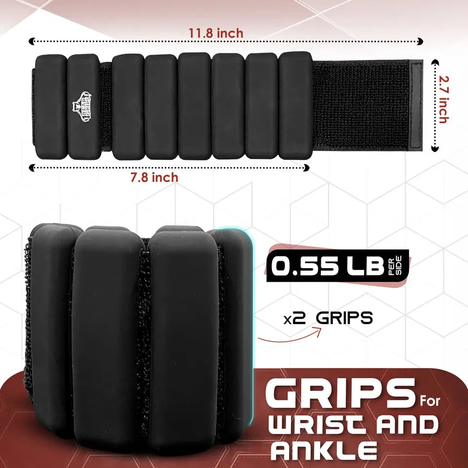 Wrist and Ankle Weight Set - Pair of 2