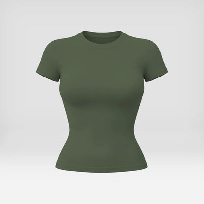 Snatched 2 Piece Workout Set for Women, Seamless Ribbed Boat Neck Top with Tummy Control High Waist Shorts, Body Shaping Athletic Outfit, Woman 2 Piece Set
