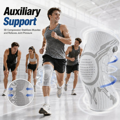 Adjustable Compression Knee Brace with Dial for Enhanced Support in Sports and Daily Activities