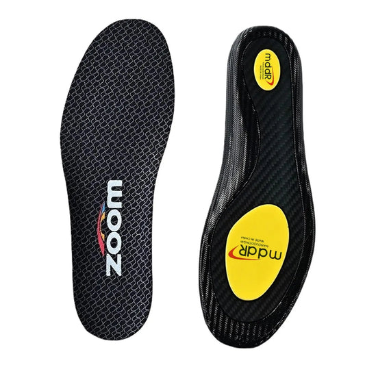 Athletic Carbon Fiber Shoe Insoles for Men & Women - Arch Support, Breathable All-Season Soles for Running, Soccer