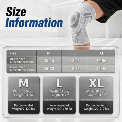 Adjustable Compression Knee Brace with Dial for Enhanced Support in Sports and Daily Activities