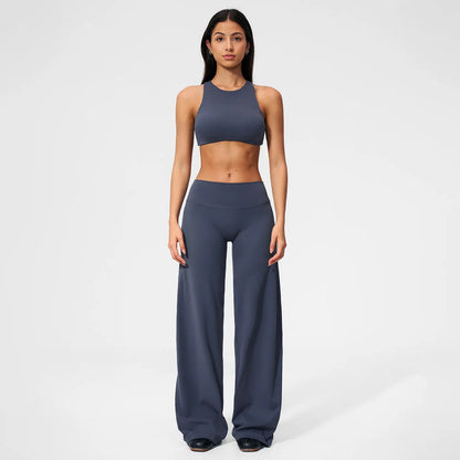MFVIM Women'S New Fuzzy 2-Piece Sculpting Workout Outfit - Tummy Control, Butt-Lifting Running Outfits, Outdoor Athletic Sportswear Pants Sports Set, Matching Sets for Gym, Casual Wear