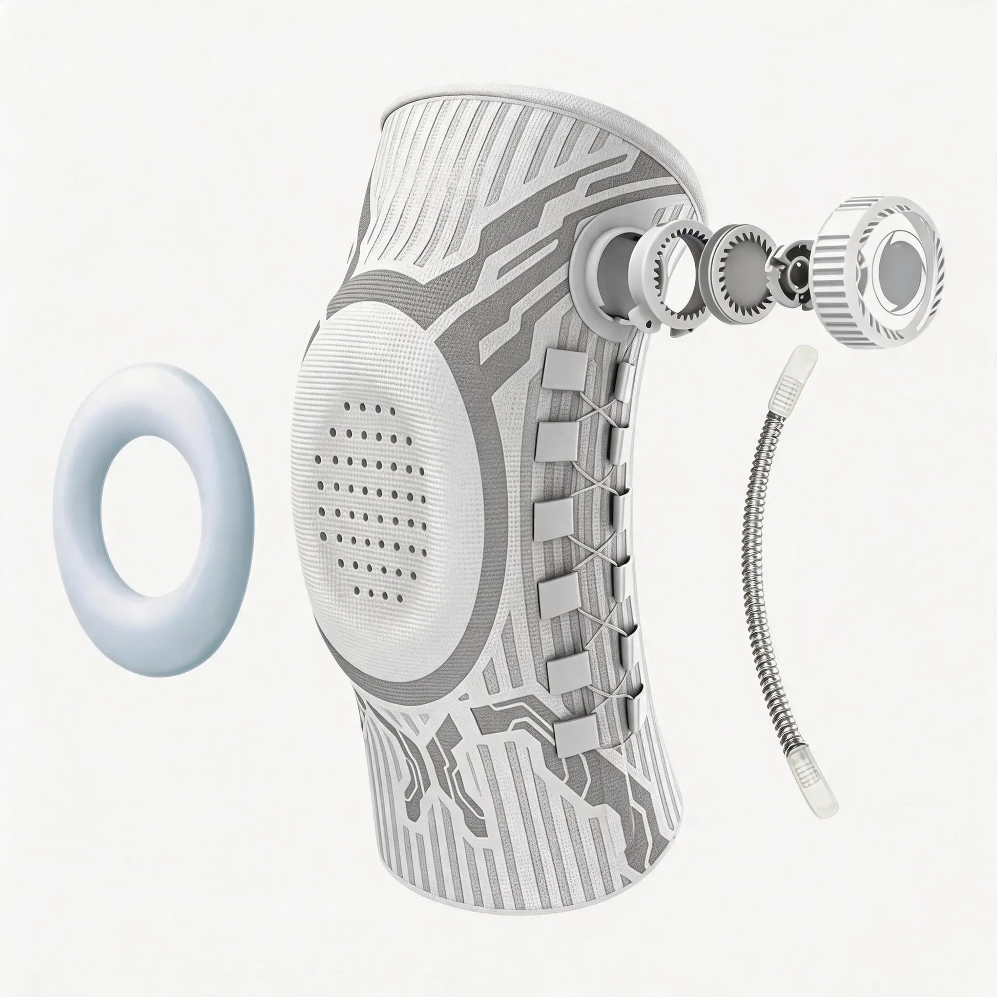 Adjustable Compression Knee Brace with Dial for Enhanced Support in Sports and Daily Activities