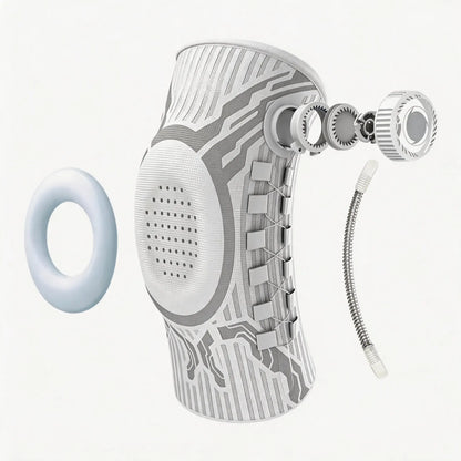 Adjustable Compression Knee Brace with Dial for Enhanced Support in Sports and Daily Activities
