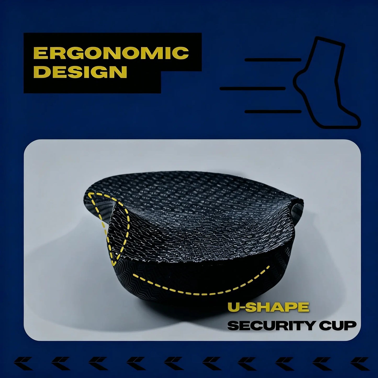 Athletic Carbon Fiber Shoe Insoles for Men & Women - Arch Support, Breathable All-Season Soles for Running, Soccer