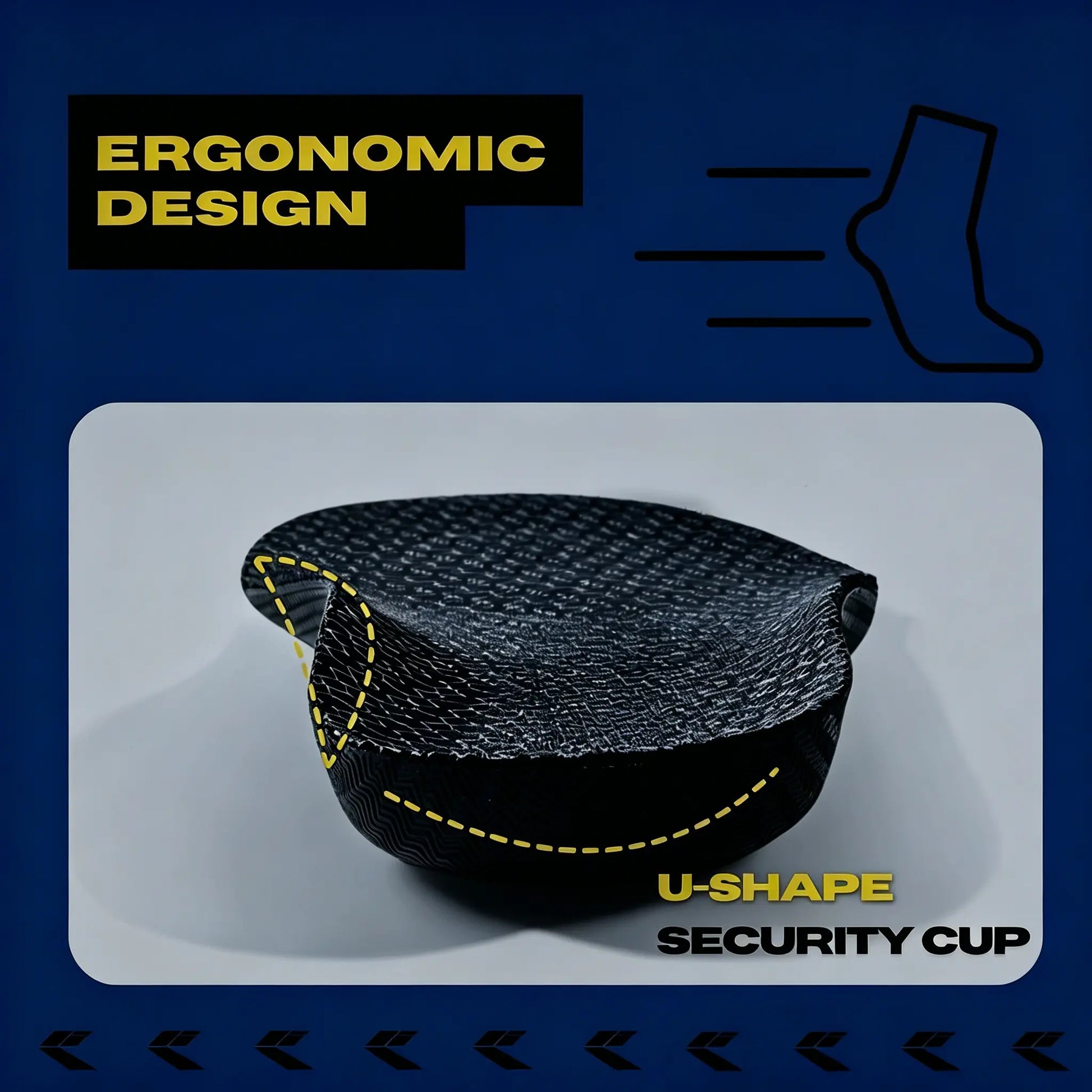 Athletic Carbon Fiber Shoe Insoles for Men & Women - Arch Support, Breathable All-Season Soles for Running, Soccer