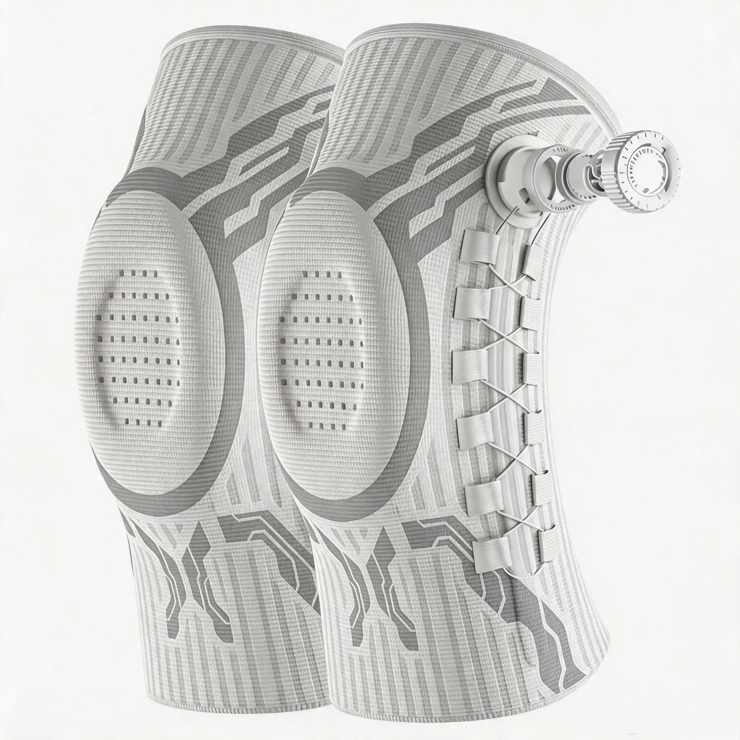 Adjustable Compression Knee Brace with Dial for Enhanced Support in Sports and Daily Activities