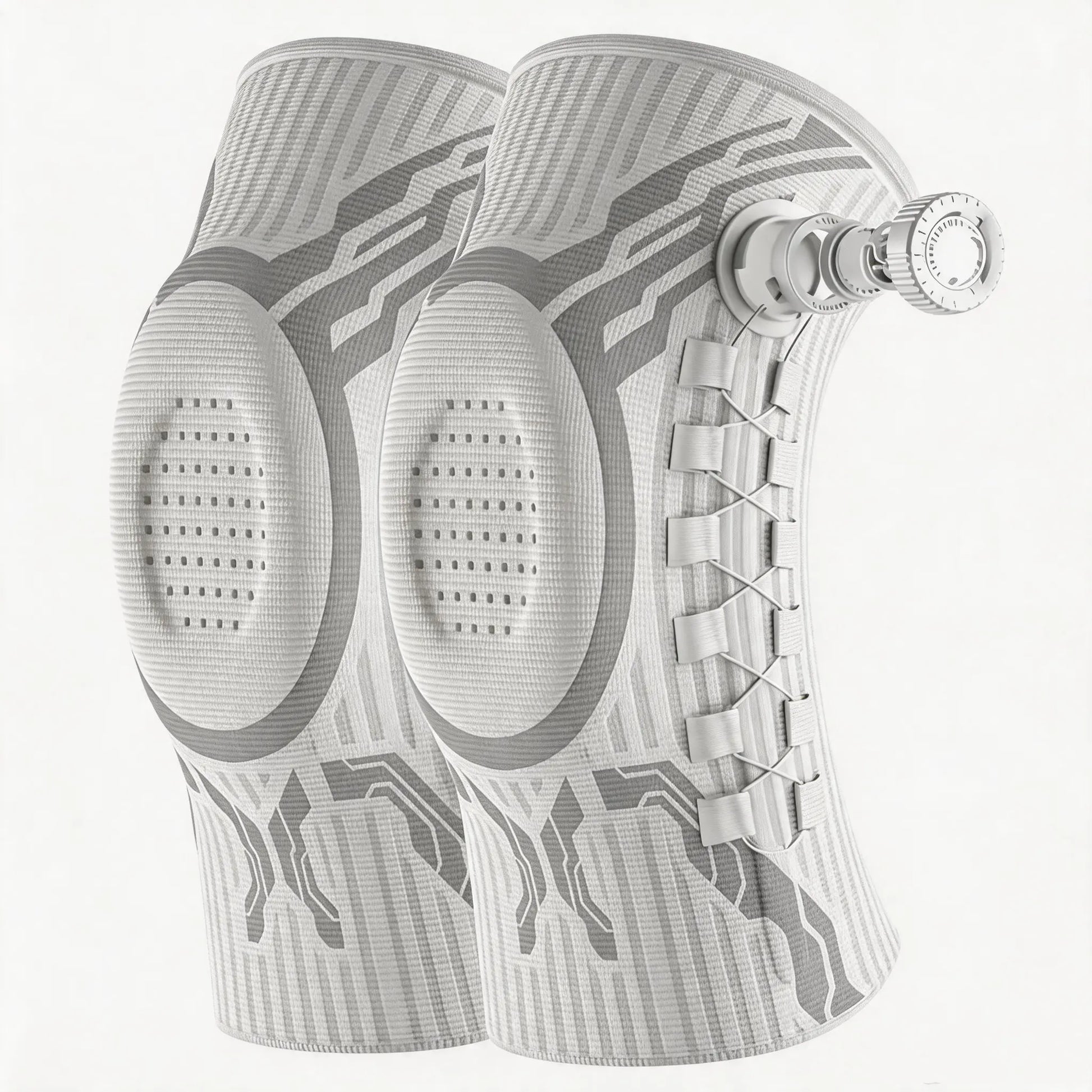 Adjustable Compression Knee Brace with Dial for Enhanced Support in Sports and Daily Activities