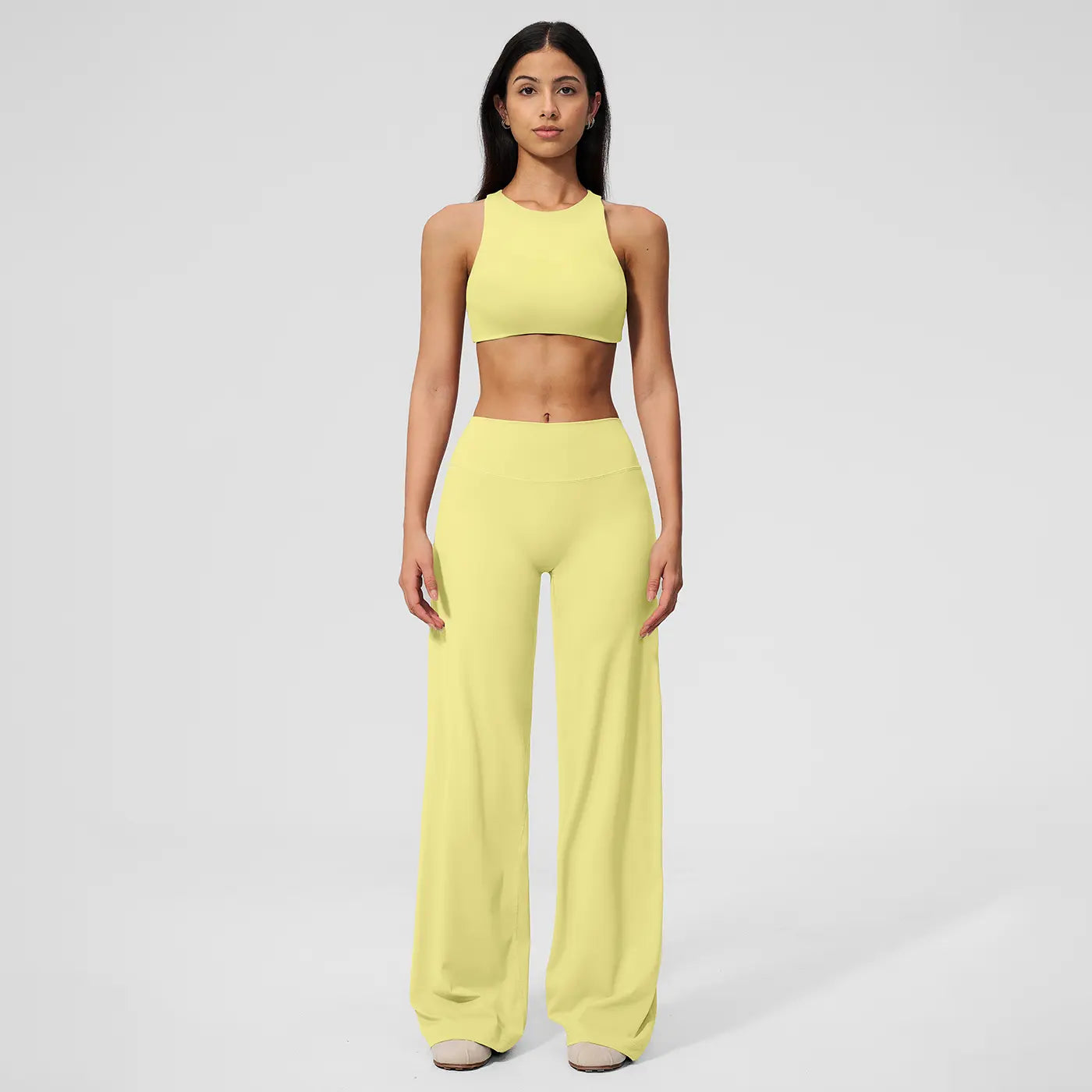 MFVIM Women'S New Fuzzy 2-Piece Sculpting Workout Outfit - Tummy Control, Butt-Lifting Running Outfits, Outdoor Athletic Sportswear Pants Sports Set, Matching Sets for Gym, Casual Wear