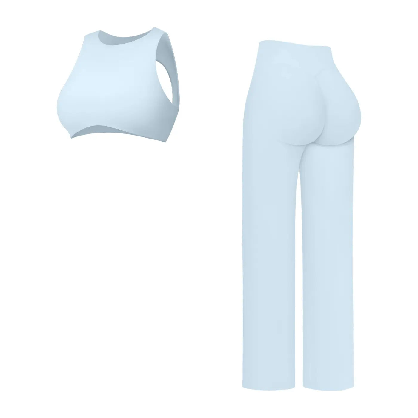MFVIM Women'S New Fuzzy 2-Piece Sculpting Workout Outfit - Tummy Control, Butt-Lifting Running Outfits, Outdoor Athletic Sportswear Pants Sports Set, Matching Sets for Gym, Casual Wear