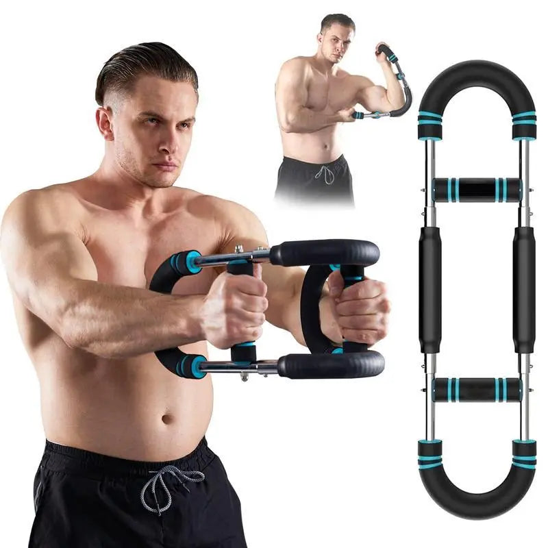 Arm Trainer, Adjustable Chest Workout Equipment, Arm Trainer for Men, Chest Trainer for Men, Shoulder Muscle Training, Portable Spring Resistance Home Fitness Equipment