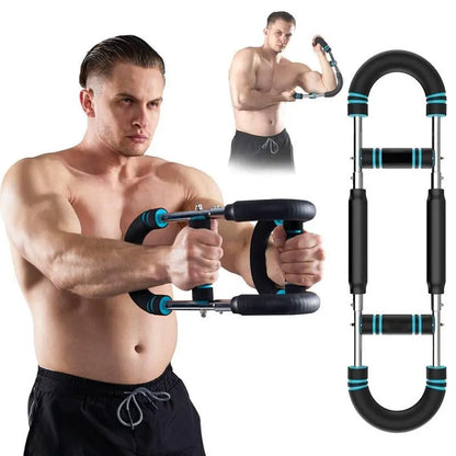 Arm Trainer, Adjustable Chest Workout Equipment, Arm Trainer for Men, Chest Trainer for Men, Shoulder Muscle Training, Portable Spring Resistance Home Fitness Equipment
