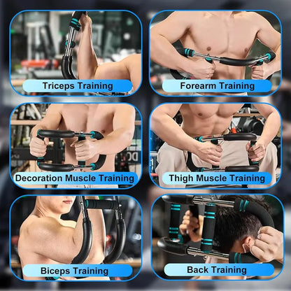 Arm Trainer, Adjustable Chest Workout Equipment, Arm Trainer for Men, Chest Trainer for Men, Shoulder Muscle Training, Portable Spring Resistance Home Fitness Equipment