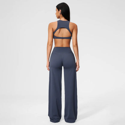 MFVIM Women'S New Fuzzy 2-Piece Sculpting Workout Outfit - Tummy Control, Butt-Lifting Running Outfits, Outdoor Athletic Sportswear Pants Sports Set, Matching Sets for Gym, Casual Wear