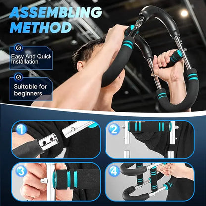 Arm Trainer, Adjustable Chest Workout Equipment, Arm Trainer for Men, Chest Trainer for Men, Shoulder Muscle Training, Portable Spring Resistance Home Fitness Equipment